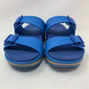 Dansko Kandi Molded Blue Light Blue Sandal Like New Size 38 EU US 8M